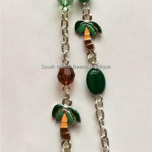 Palm Tree Necklace ID Lanyard Eyeglass Holder - Picture 6 of 12